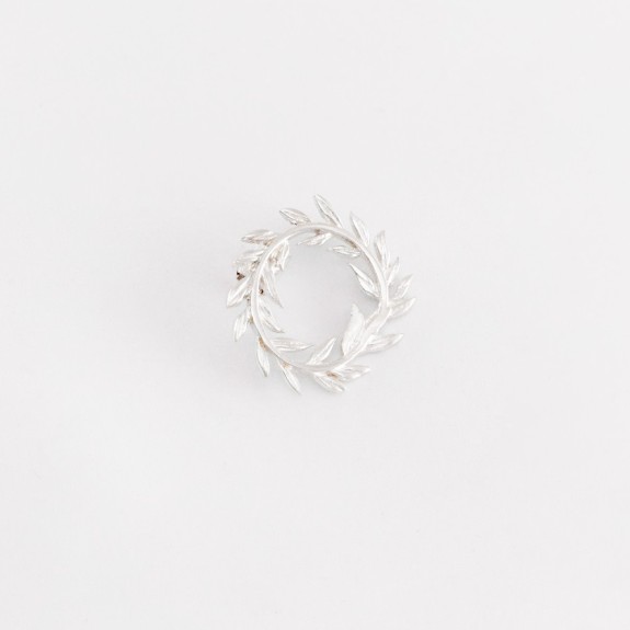 Μενταγιόν Στεφάνι Ελιάς Ασήμι 925 - ME049ME995.5GR