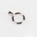 Phaistos Disk with Marcasite stones pendant - ME050ME255…...GR