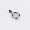 Phaistos Disk with Marcasite stones silver pendant - ME050ME253GR