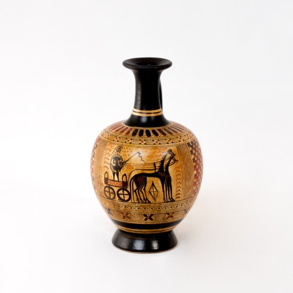 Geometric Olpe with horses - GV058COD124 Geometric Olpe with horses - GV058COD124