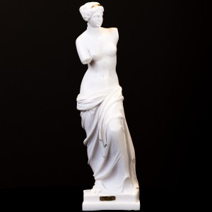 VENUS DE MILO GREEK ALABASTER STATUE - AL051N623-130
