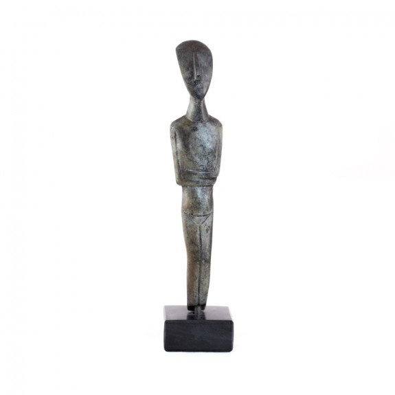 Female Cycladic Figurine of the Spedos Variety bronze statue - SM052BR000016