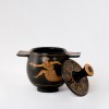 BLACK FIGURE CERAMIC PYXIS CLV058CODPH66