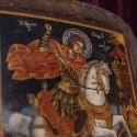 Άγιος Γεώργιος μέσα σε παλιό φτυάρι φούρνου - IC059COD0000