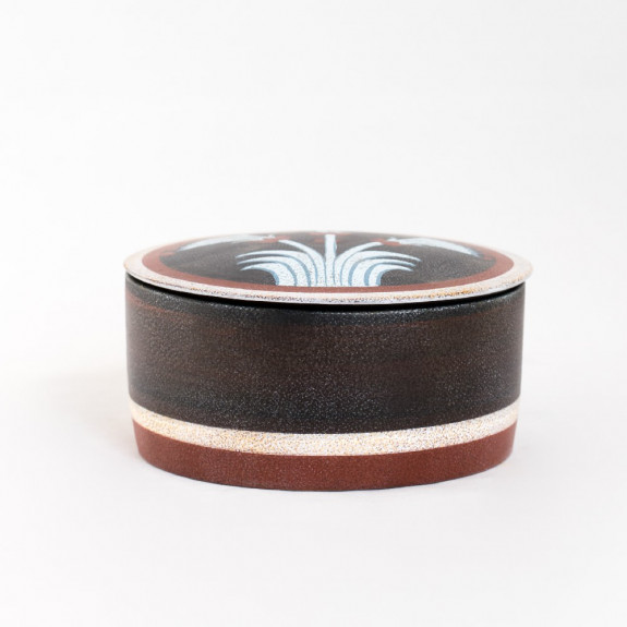 Minoan pottery Kamares ware ceramic box of Phaistos - MYC065COD363 Minoan pottery Kamares ware ceramic box of Phaistos - MYC065COD363