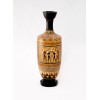 geometric handmade ceramic Lekythos - GV058COD134-16