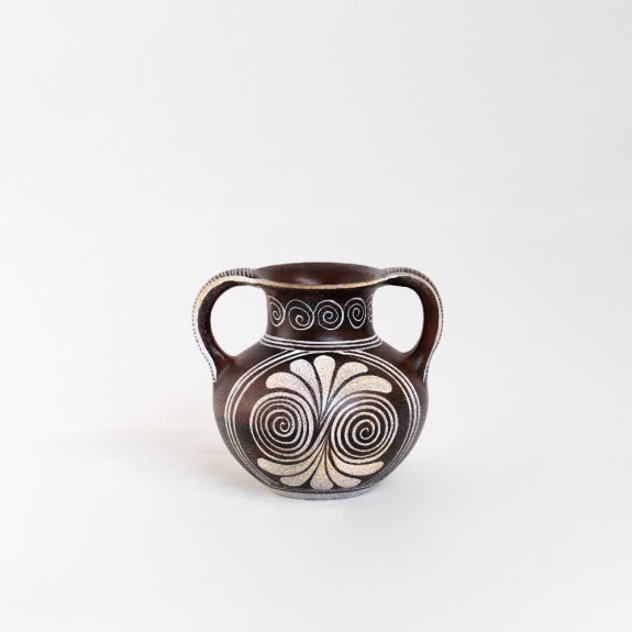 Minoan Kamares vase with spirals, museum copy Handmade in Greece - MYC065COD101 Minoan Kamares vase with spirals, museum copy Handmade in Greece - MYC065COD101